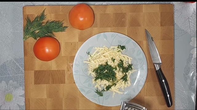Закуска из помидоров с сыром