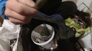 Зимний металолом. Накопил немного метала. Сбор металлолома