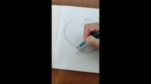 Сердце рисунок. Лёгкий и очень красивый. Расм чизиш | rasm chizish