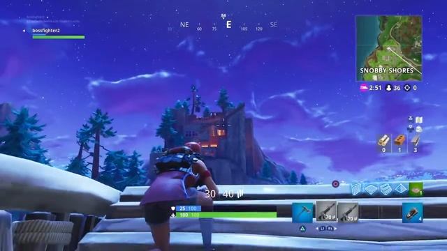 Fortnite Rocket Launch! Cinematic view + My live view! смотреть онлайн