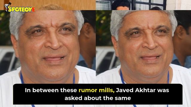 Check Out Javed Akhtar's Reaction On Farhan-Shibani’s Wedding  | SpotboyE