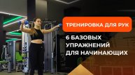 6 Базовых упражнений для рук. Тренировка для начинающих