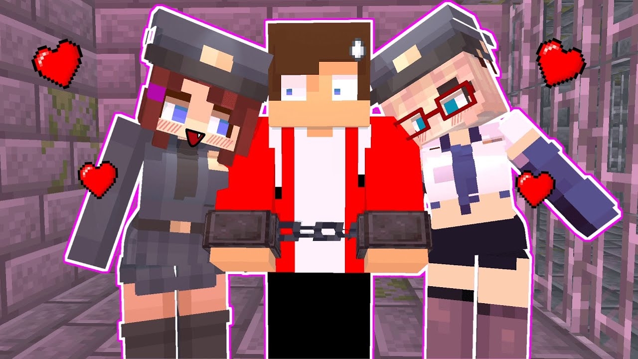 Фанатка Джей Джея мешает ему сбежать из тюрьмы в Майнкрафт | Minecraft анимация