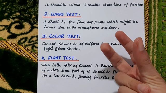 Field Test for Good Quality of Cement - Cement Test Before Purchasing in Market смотреть онлайн