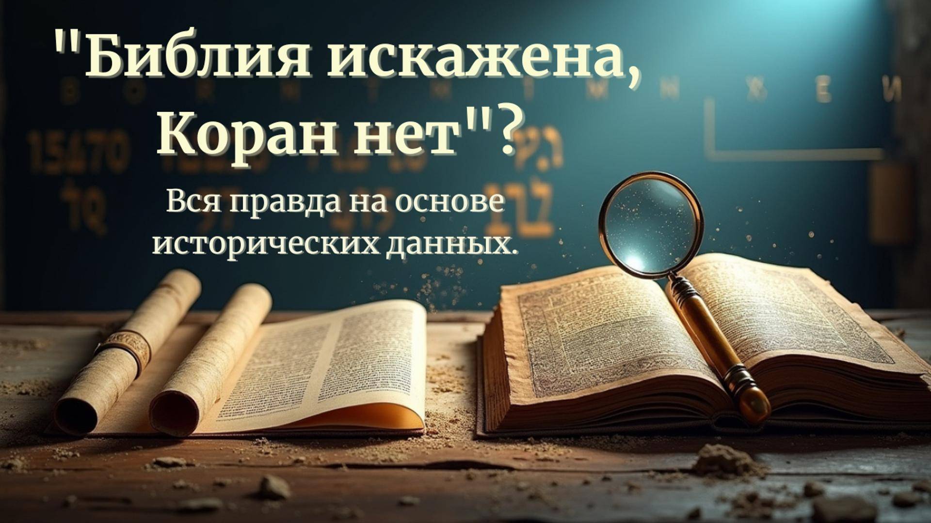"Библия искажена, Коран нет"? Вся правда на основе исторических данных.