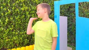 Диана и Рома -  Диана и Рома Волшебное колесо квест   Новые игры для детей на свежем воздухе