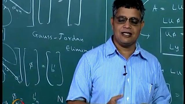 Mod-05 Lec-24 Gauss-Jordan method; LU decomposition method; TDMA and Thomas algorithm