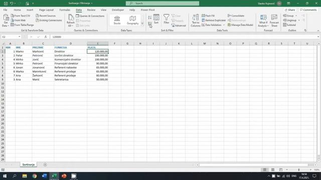 Excel bukvar, epizoda 22: Sortiranje i filtriranje