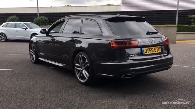 OY66ETU AUDI A6 AVANT TDI QUATTRO S LINE BLACK EDITION GREY 2016, West London Audi смотреть онлайн