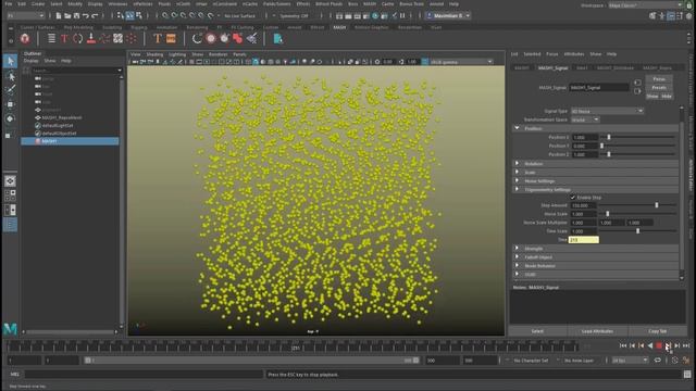 Maya: Signaling in 2D [MASH and nParticles] смотреть онлайн