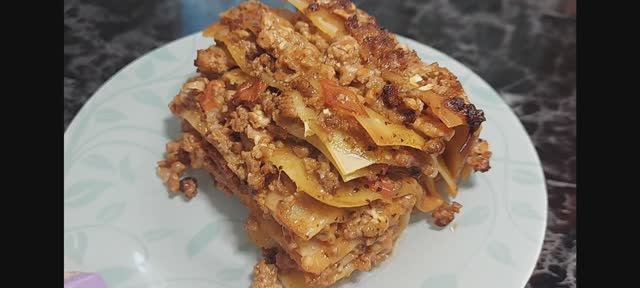Лазанья Болоньезе.  Пошаговый рецепт приготовления