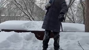 Паркур на гаражах зимой!