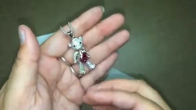 J.NINA “Bear Princess” with Pink SWAROVSKI ELEMENTS Crystal Cute Bear смотреть онлайн