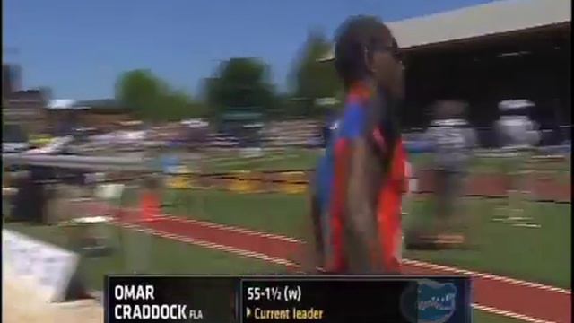 Omar Craddock 2013 Outdoor Triple Jump Champion смотреть онлайн