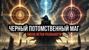 ЧЕРНЫЙ ПОТОМСТВЕННЫЙ МАГ: СМЕНА ВЕТКИ РЕАЛЬНОСТИ