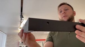 Демонтаж углового светильника SMART из трека