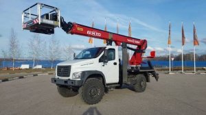 Автовышка  Садко 4х4. На какую высоту поднимает?