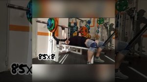 Жим лёжа. Четвернин Андрей. 85 кг.