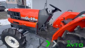 Купить Японский минитрактор Kubota GL-29 (обзор трактора с фрезой)