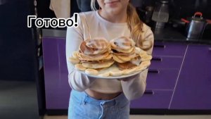 Идеальный завтрак! 😍 Нежные панкейки со сгущёнкой 🥞 за 10 минут!