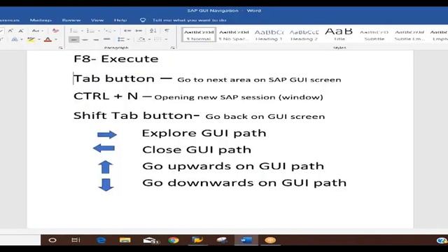 SAP Navigation With Keyboard| Short Cut Keys in SAP| SAP Certification| Free  SAP FICO Course | SAP смотреть онлайн