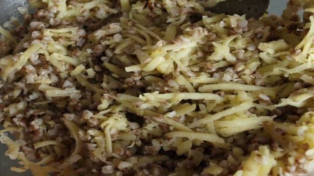 Картофельно-гречневые котлеты постные