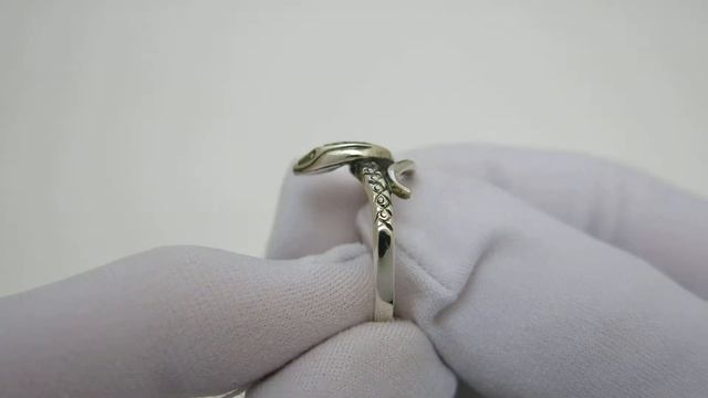 Серебряное кольцо 2100058 смотреть онлайн