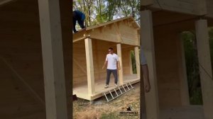 Беседки, Дома, Бани из мини бруса