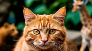 Классное видео о рыжем коте-99 выпуск.