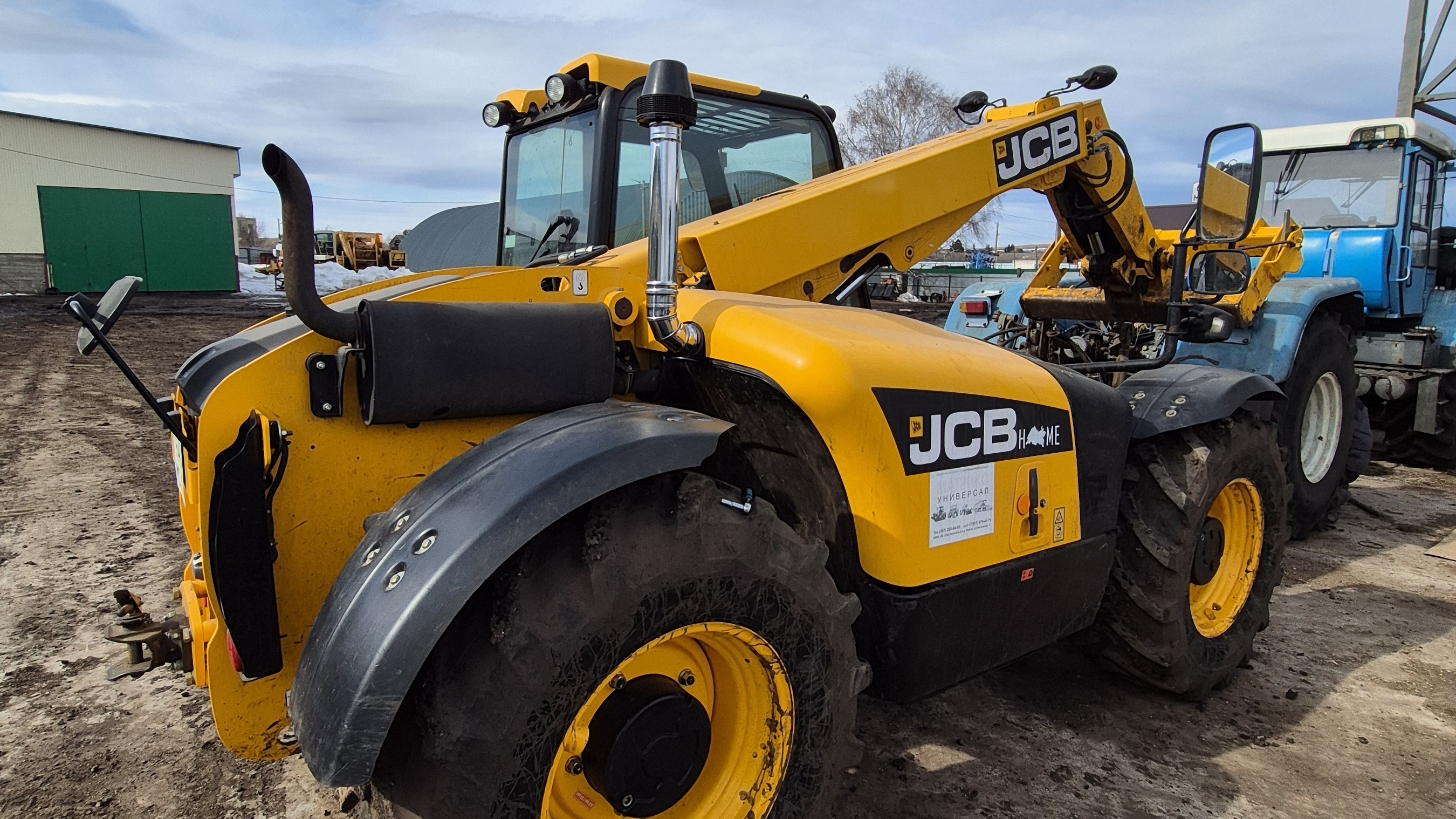 Дымоход для  JCB, зачем он нужен??? смотреть онлайн