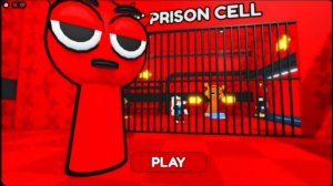КРАСНЫЙ СПРУНКИ(SPRUNKI) в PRISON RUN! Obby в РОБЛОКС