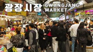 외국인 먹거리 장터 된 광장시장, 먹거리 골목, 한복상가, 육회골목, 서울