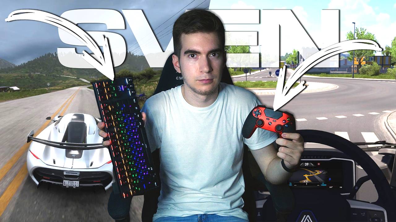 РУЛЬ БОЛЬШЕ НЕ НУЖЕН — БЮДЖЕТНАЯ ИГРОВАЯ КЛАВИАТУРА SVEN KB-G9150 и ГЕЙМПАД SVEN GC-4040