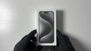 Распаковка 📱iPhone 15 Pro в белом титане! Обзор камеры в 4K и все особенности.