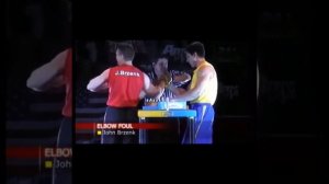 John brzenk and Taras ivakine fight in Ukraine. jhon in defensive and after atack one
