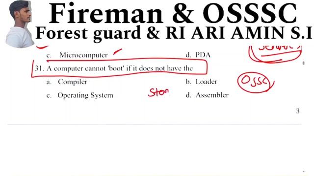 COMPUTER & IT SELECTED MCQ | Fireman & OSSSC RI ARI AMIN PYQ | Basic Computer  | BY ~ MANAS PRADHAN