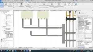 Обвязка котла в Revit