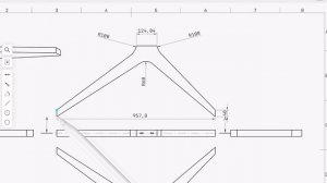3D моделирование стол и табуретка #Shapr3D