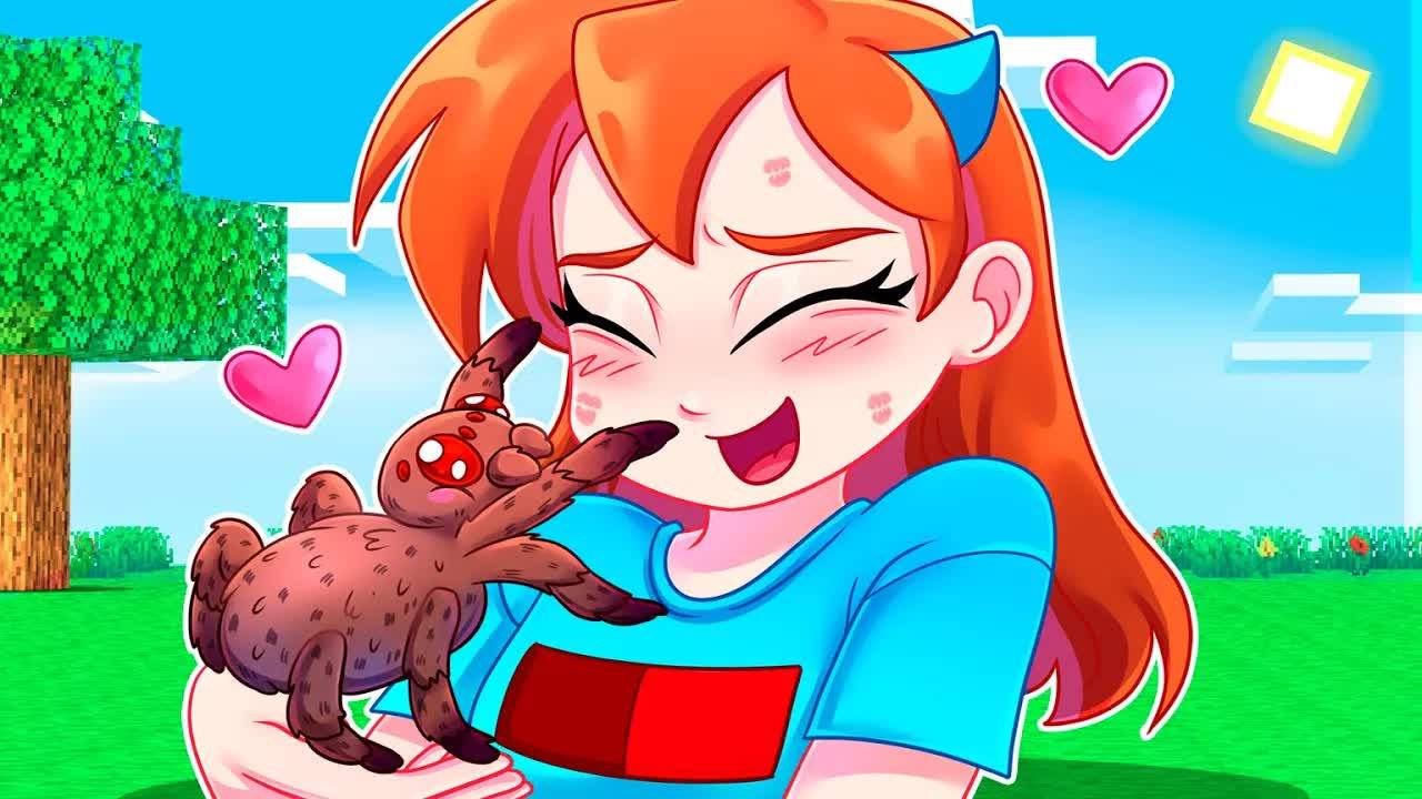 😨 Майнкрафт но Я Стал ПОМОЩНИКОМ МИЛЫМ ПАУКОМ!