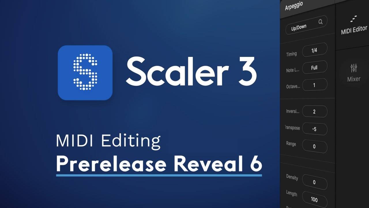 Scaler 3: MIDI Editing