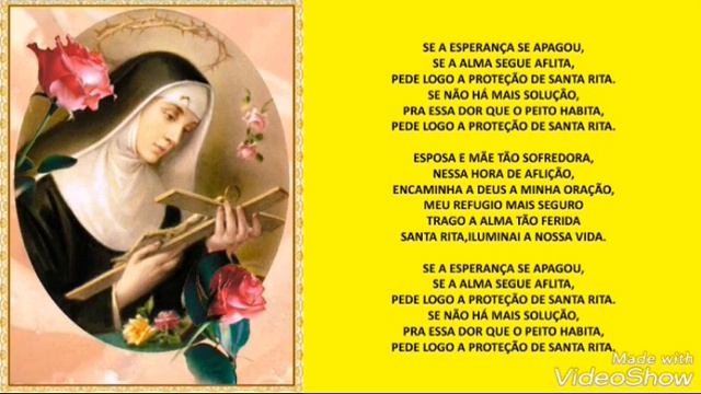 SE A ESPERANÇA SE APAGOU-SANTA RITA DE CASSIA смотреть онлайн