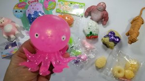 АСМР СКВИШИ ✨ ТАБА лапки сквиши и антистрессы распаковка АСМР сквишей 😍 режу СКВИШИ ✨