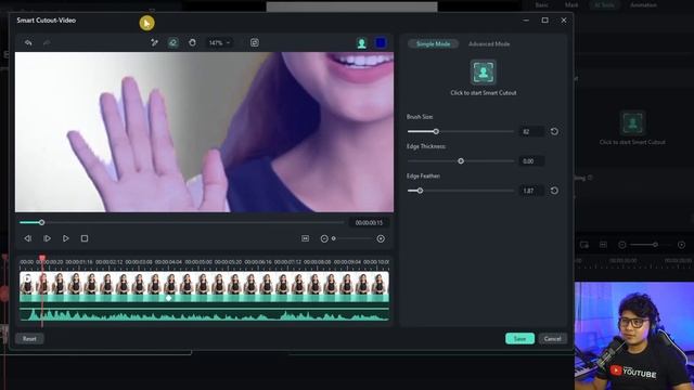 Cara Menghapus Background Video Tanpa Green Screen | Filmora 13 Smart Cutout Tutorial- Ai Portrait смотреть онлайн