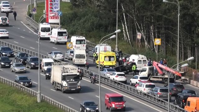 АВАРИЯ. БОРОВСКОЕ ШОССЕ. СОЛНЦЕВО ПАРК