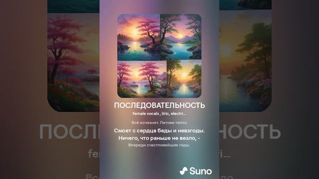 ПОСЛЕДОВАТЕЛЬНОСТЬ (ПЕСНИ SUNO)