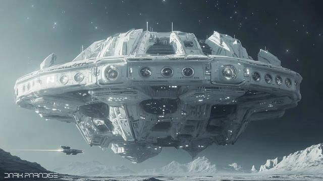Exile on the Ice Frontier – Drifting Through Frozen Silence - Dark Sci fi Music