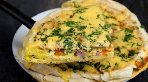 Вкуснятина на ЗАВТРАК за 15 минут – Быстрый и вкусный рецепт из лаваша – Ленивый завтрак