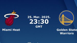 25.03.2025 | Майами Хит — Голден Стэйт Уорриорз | Heat vs Warriors