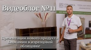 Презентация нового продукта: Биокамин в изразцовой облицовке. Видеоблог №11