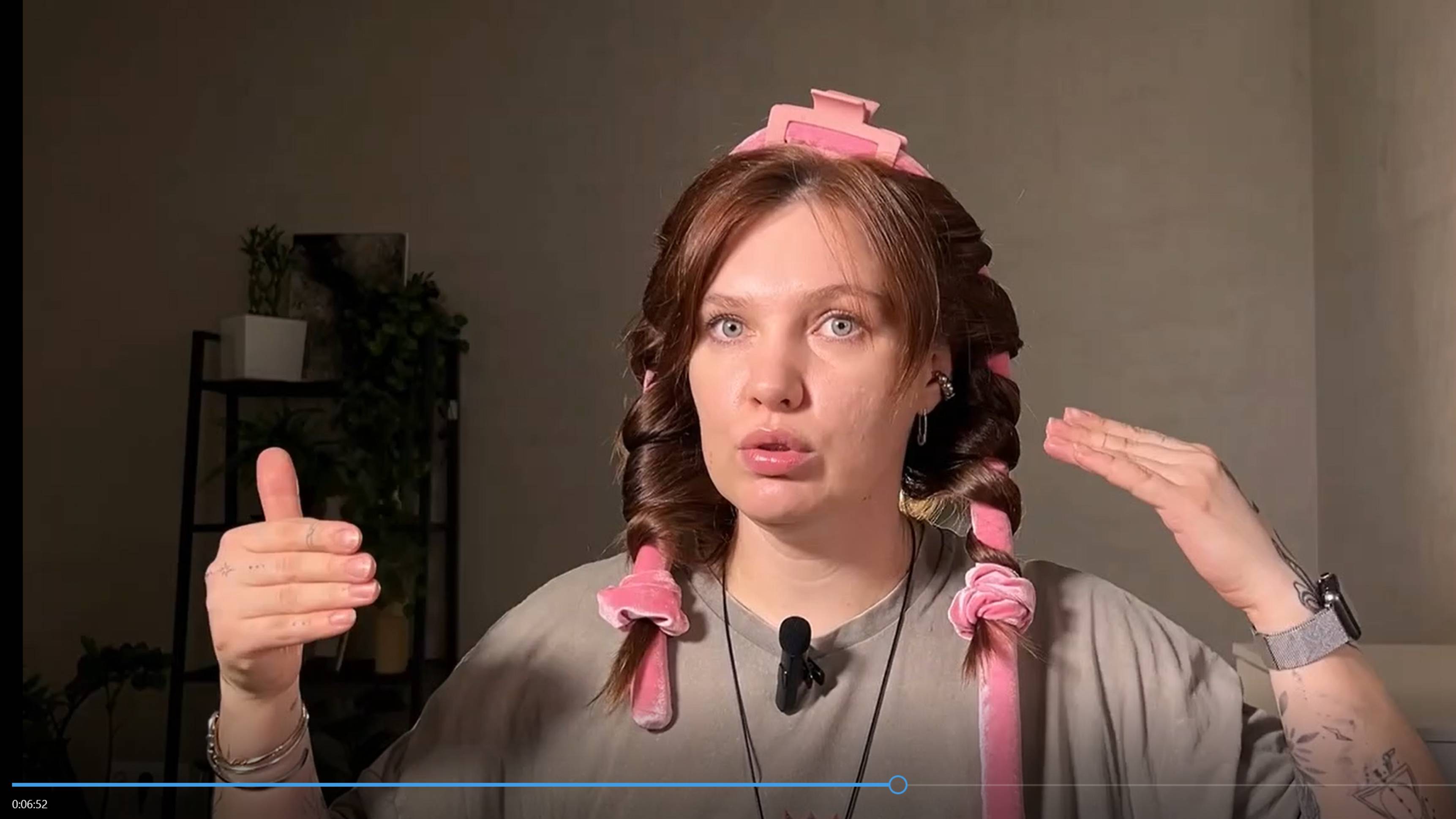 Шикарные локоны на мягкие бигуди смотреть онлайн